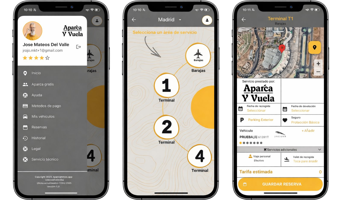 App de reserva en producción — Driver Mobility